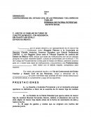 CONTROVERSIAS DEL ESTADO CIVIL DE LAS PERSONAS Y DEL DERECHO FAMILIAR