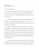 Reflexión sobre Mesoamérica