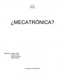 Informe introduccon a la mecatronica