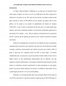 Analisis del MARCO MACROECONÓMICO MULTIANUAL.