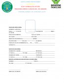 Formato FORMULARIO DE INSCRIPCION