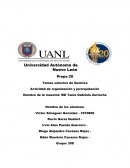 Actividad de organización y jerarquización. Temas selectos de Química