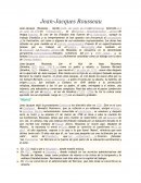 Biografía de Rousseau
