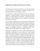 Importancia de la Gestión del Capital Humano
