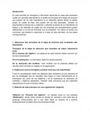 Administración. Los principios de la etapa de dirección