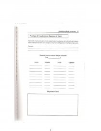 Control mediante gráfica de Gantt. Página 2