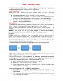 TEMA 5 ‘’LA PLANIFICACIÓN’’