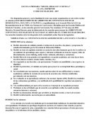 Acuerdo escolar de convivencia