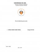 Plan de Marketing para autos