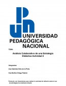 Análisis Colaborativo de una Estrategia Didáctica Actividad