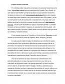 Ensayo acuerdo comercial