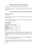 INFORME DE EVALUACIÓN DIAGNÓSTICA