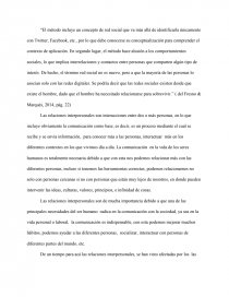 LAS RELACIONES INTERPERSONALES Y LAS REDES SOCIALES. Página 1