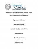 Importancia de la Información de Mercado para toma de decisiones empresariales
