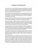 Canales de Distribución ensayo
