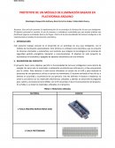 PROTOTIPO DE UN MÓDULO DE ILUMINACIÓN BASADO EN PLATAFORMA ARDUINO