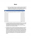 Analizando una herramienta de word