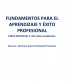 FUNDAMENTOS PARA EL APRENDIZAJE Y ÉXITO PROFESIONAL