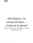 Ensayo el Quijote