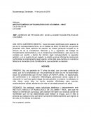 DERECHO DE PETICIÓN ART. 23 DE LA CONSTITUCIÓN POLÍTICA DE COLOMBIA.