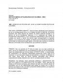 DERECHO DE PETICIÓN ART. 23 DE LA CONSTITUCIÓN POLÍTICA DE COLOMBIA.
