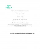 Actividad de aprendizaje 4. Mapa conceptual de paradigmas educativos