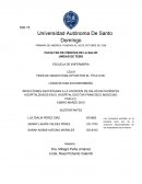 ÍNFECCÍONES ASOCÍCÍADAS A LA ATENCÍON DE SALUD EN PACÍENTES HOSPÍTALÍZADOS EN EL HOSPÍTAL DOCTOR FRANCÍSCO MOSCOSO PUELLO,