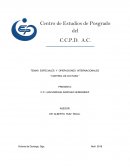 TEMAS ESPECIALES Y OPERACIONES INTERNACIONALES “CONTROL DE LECTURA.