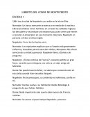 Libreto del conde de montecristo