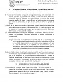 INTRODUCCION A LA TEORIA GENERAL DE LA ADMINISTRACION