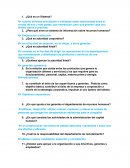 Cuestionario de Recursos Humanos.