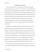 The Different Market Structures