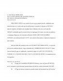 ESCRITO INICIAL DE DEMANDA JUICIO EJECUTIVO MERCANTIL