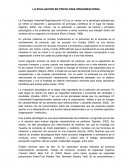 LA EVALUACION EN PSICOLOGIA ORGANIZACIONAL.