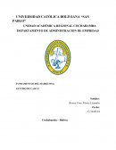 FUNDAMENTOS DEL MARKETING ESTUDIO DE CASO 3°