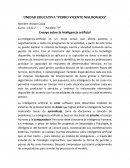 Ensayo sobre la inteligencia artificial