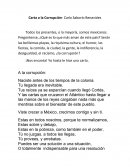 Carta a la corrupción