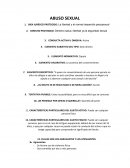 Estudio monográfico del abuso sexual