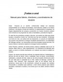 Manual para líderes, directores y coordinadores de equipos