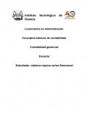 Conceptos básicos de contabilidad trabajo