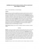 Debilidades del servicio de salud, promotores y EPS en la atención del Pueblo Indígena en Colombia