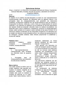 Estructuras Iónicas laboratorio. Página 1