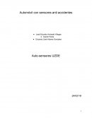 Automóvil con sensores anti accidentes