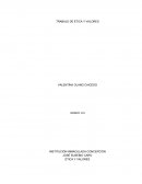 TRABAJO DE ÉTICA Y VALORES