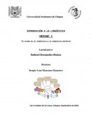 El origen de la lingüística y la lingüística morderna