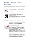 EVALUACIÓN DE LOS RIESGOS LABORALES