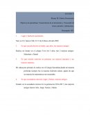 Objetivos de aprendizaje: Características de un documento y Procesador de textos, párrafos y tabulaciones.