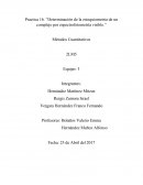 Practica 16. “Determinación de la estequiometria de un complejo por espectrofotometría visible.”