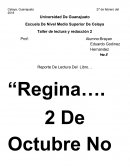 Regina, 2 de octubre no se olvida
