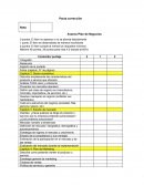 Pauta corrección Avance Plan de negocios